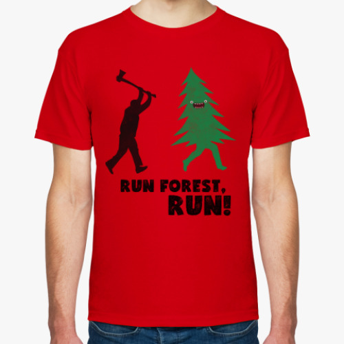 Футболка Run forest run! New Year