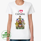 Женская футболка органик