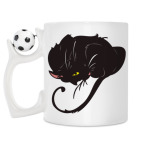 Кружка с футбольным мячиком