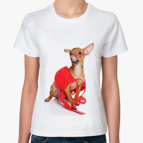 Классическая футболка Щенки и собаки