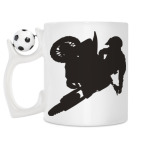 Кружка с футбольным мячиком