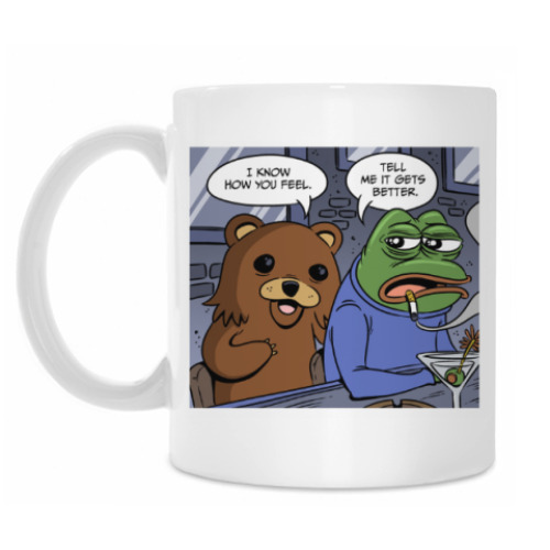 Кружка Pepe Frog & Pedobear