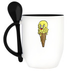 Кружка с ложкой