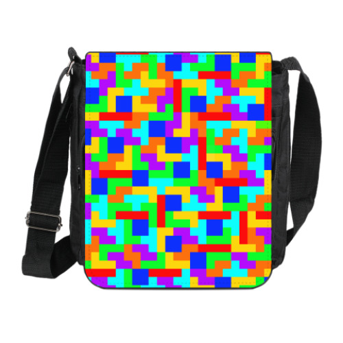 Сумка на плечо (мини-планшет) Tetris time (тетрис)