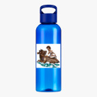 Прозрачная спортивная бутылка