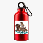 Металлическая бутылка 400 мл UV-DTF