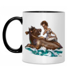 Кружка двухцветная