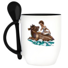 Кружка с ложкой