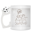 Кружка с футбольным мячиком