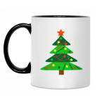 Кружка двухцветная