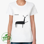 Женская футболка органик