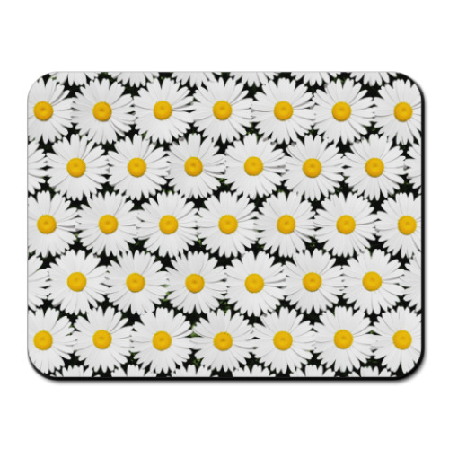 Коврик для мыши с принтом Ромашки