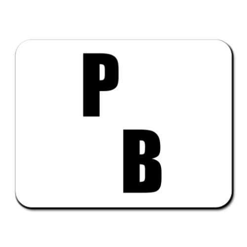 Коврик для мыши с принтом  PB