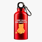 Металлическая бутылка 400 мл UV-DTF