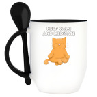 Кружка с ложкой