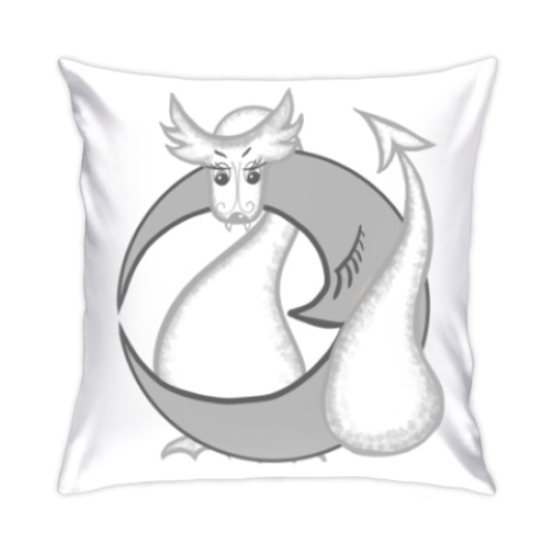 Подушка с принтом Китайский гороскоп-год дракона