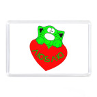 Магнит 7,5 x 5,1 см влюблённый