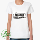 Женская футболка органик