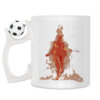 Кружка с футбольным мячиком