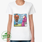 Женская футболка органик