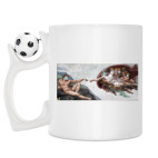Кружка с футбольным мячиком