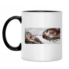 Кружка двухцветная