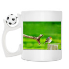 Кружка с футбольным мячиком