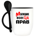 Кружка с ложкой