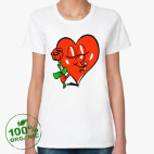 Женская футболка органик