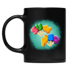 Кружка цветная UV-DTF