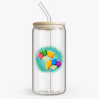 Банка с бамбуковой крышкой