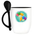 Кружка с ложкой