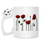 Кружка с футбольным мячиком