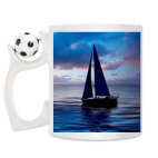 Кружка с футбольным мячиком