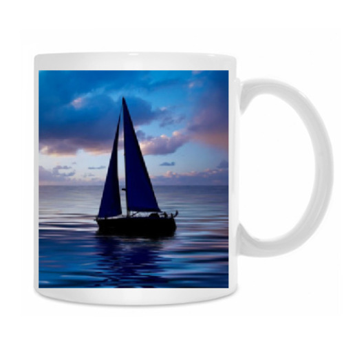 Кружка с принтом World Ship Sea