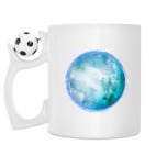 Кружка с футбольным мячиком