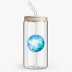 Банка с бамбуковой крышкой