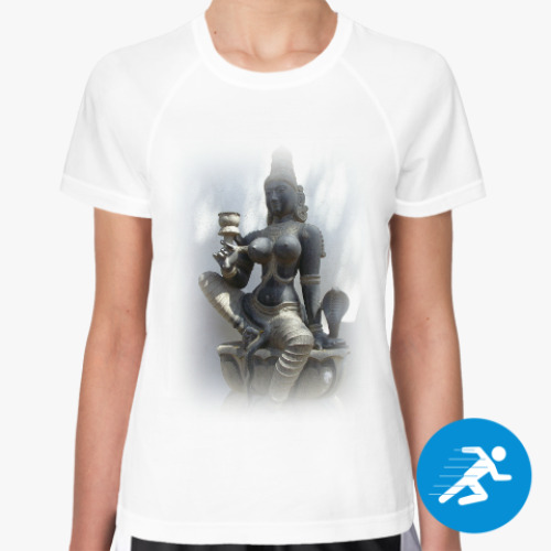 Женская спортивная футболка Богиня
