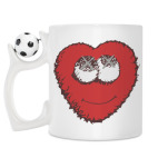 Кружка с футбольным мячиком
