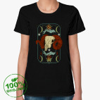 Женская футболка органик