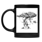 Кружка цветная UV-DTF