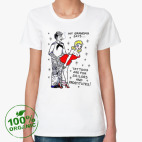 Женская футболка органик