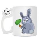 Кружка с футбольным мячиком