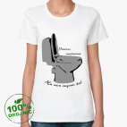 Женская футболка органик