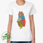 Женская футболка органик