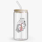 Банка с бамбуковой крышкой