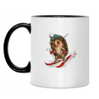 Кружка двухцветная