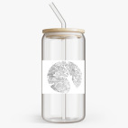 Банка с бамбуковой крышкой