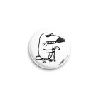 Значок 25 мм «Уходящий Хаус»