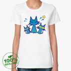 Женская футболка органик